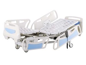 Electric Hospital Room Bed With Railing Control