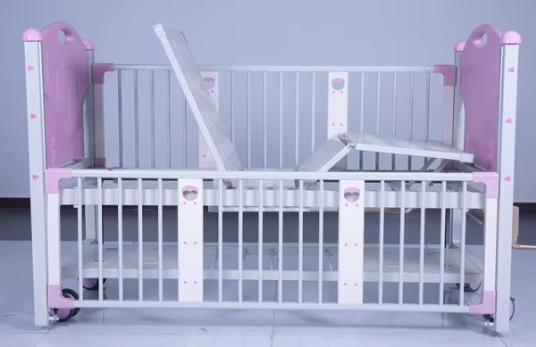 Double-Function Pediatric Manual Hospital Bed - Image 4