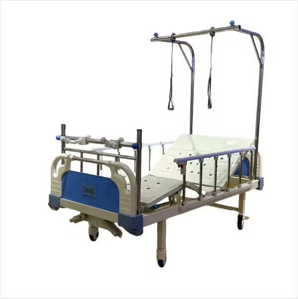 Manual Three-Function Orthopedic Traction & Rehabilitation Bed (Three-Crank Operation) - Image 3