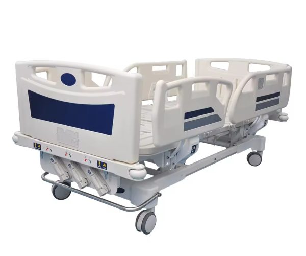 Three-Function Electric Hospital Bed with Central Brake - Image 3