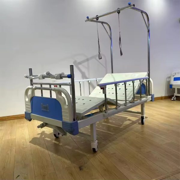 Manual Three-Function Orthopedic Traction & Rehabilitation Bed (Three-Crank Operation)