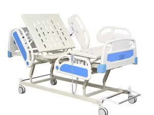 Premium 5-Function Electric ICU Hospital Bed – High-Quality Hospital Furniture
