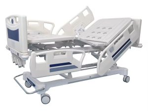 Three-Function Electric Hospital Bed with Central Brake