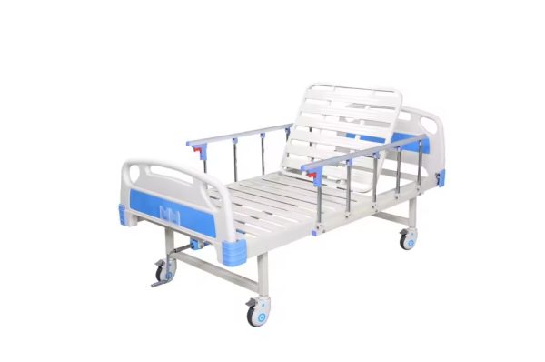 One Crank Medical Bed Manual Hospital Bed with Mattress - Image 6