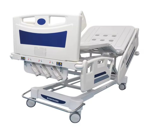 Three-Function Electric Hospital Bed with Central Brake - Image 7