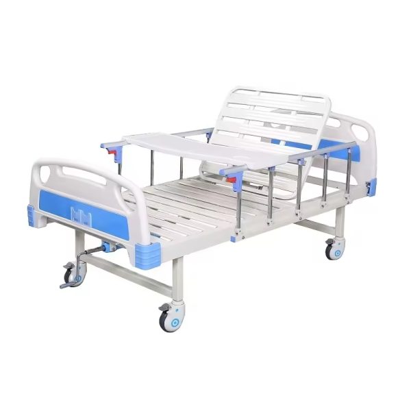 One Crank Medical Bed Manual Hospital Bed with Mattress - Image 7